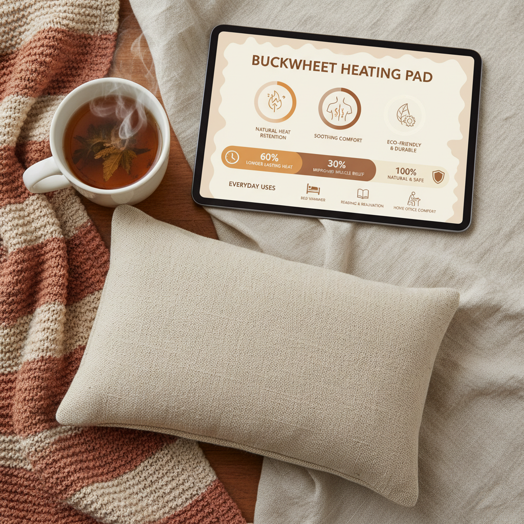 Experience Soothing Relief with a Premium Buckwheat Heating Pad