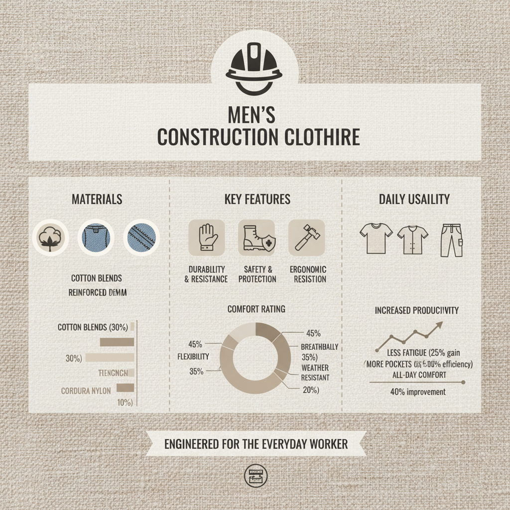 Essential Mens Construction Clothes for Worker Safety and Productivity