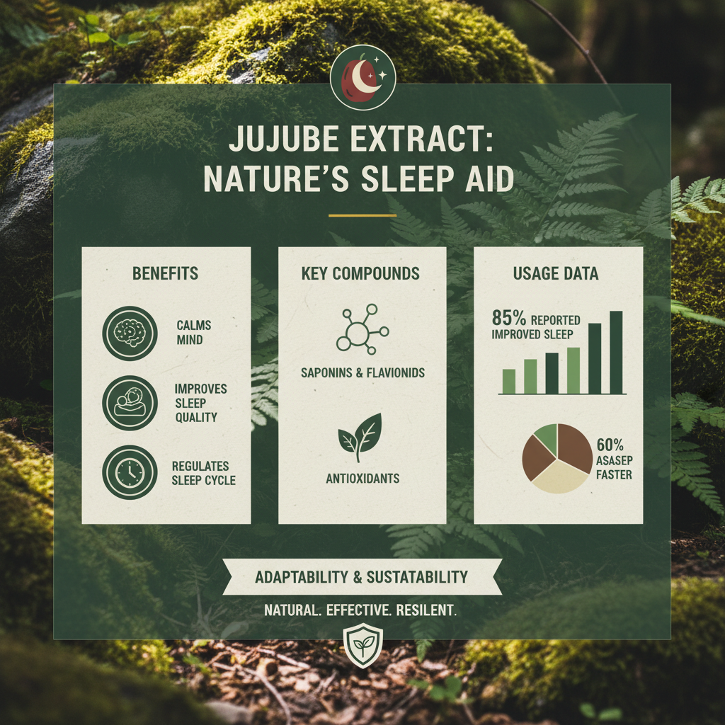 Jujube Extract Sleep A Natural Path to Restful Nights and Enhanced Wellbeing