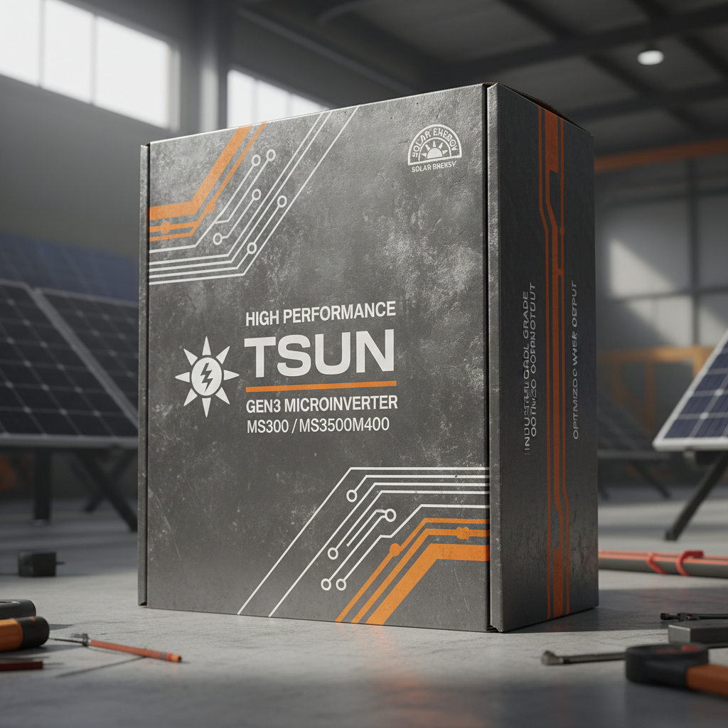 High Performance Tsun Gen3 Microinverter Ms300ms350ms400 Maximizing Solar Energy Efficiency