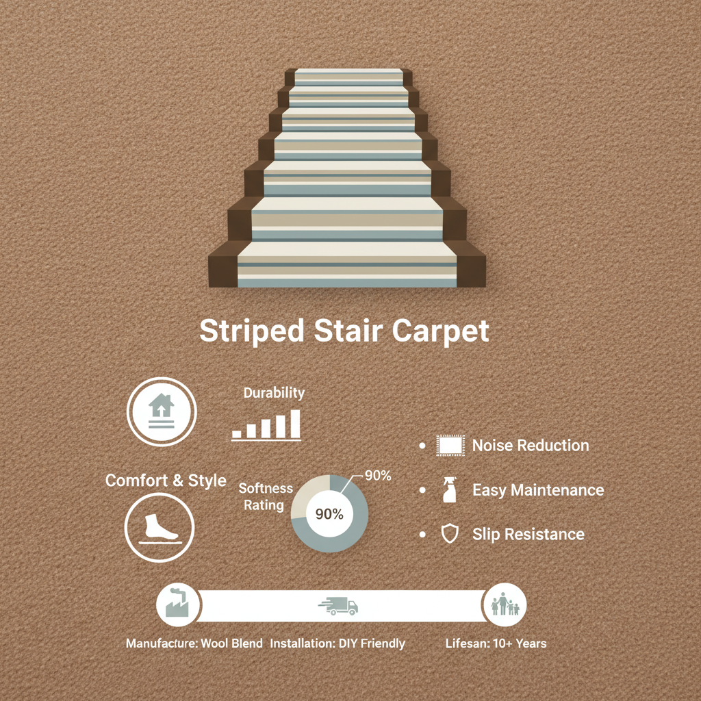 Enhancing Stair Safety and Style with Striped Stair Carpet Solutions