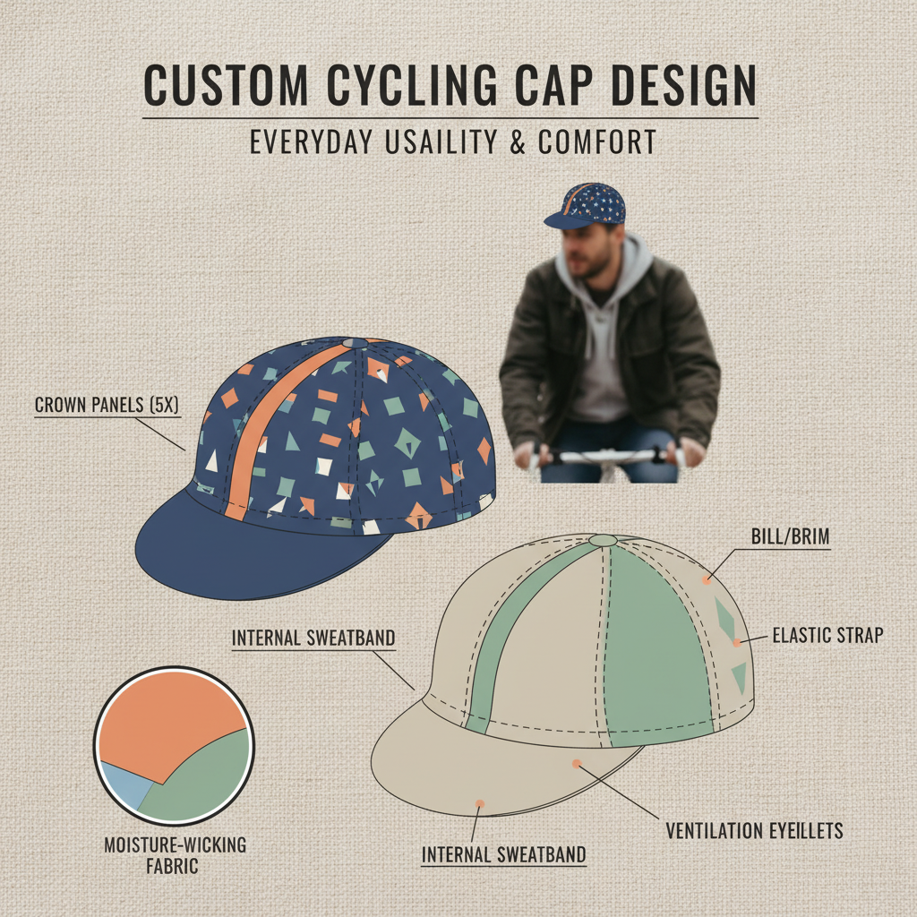 Elevate Your Ride with Premium Custom Cycling Caps and Apparel