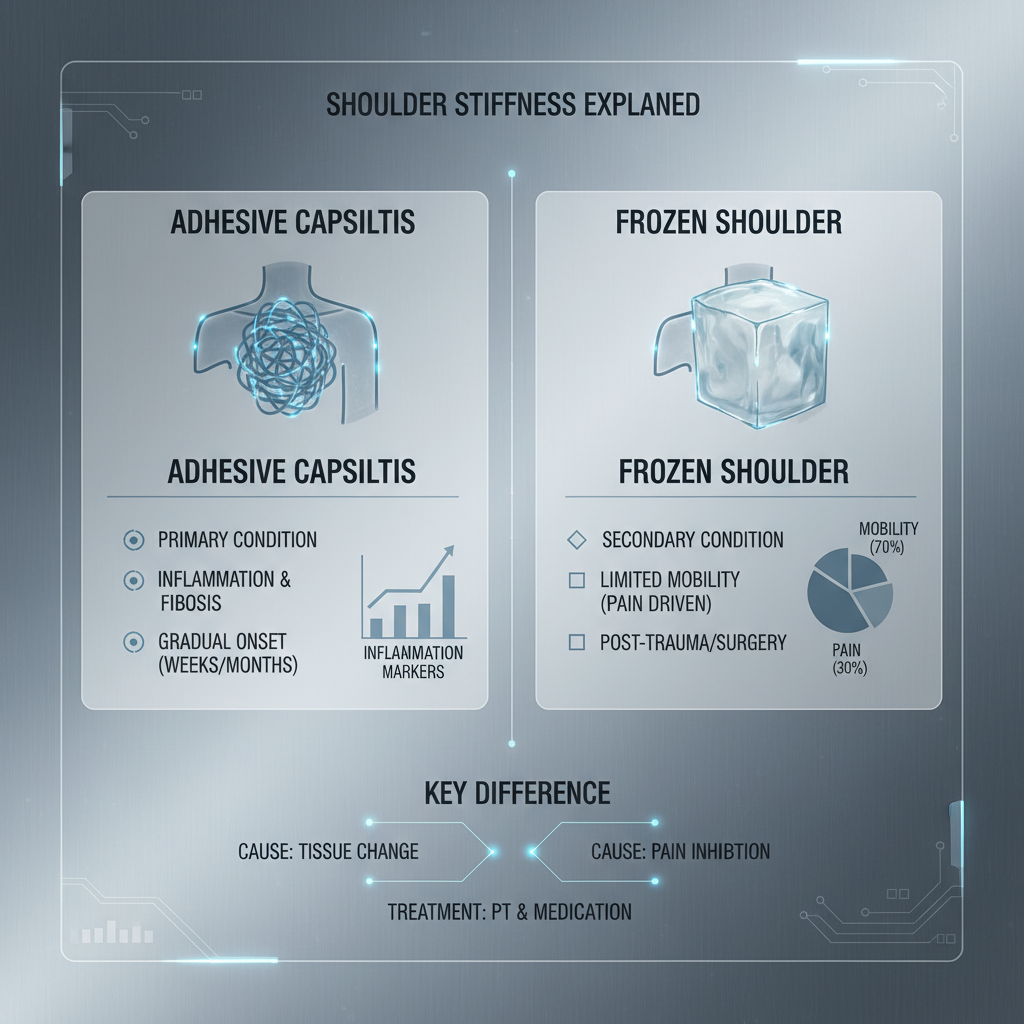 Understanding the Key Difference Between Adhesive Capsulitis and Frozen Shoulder