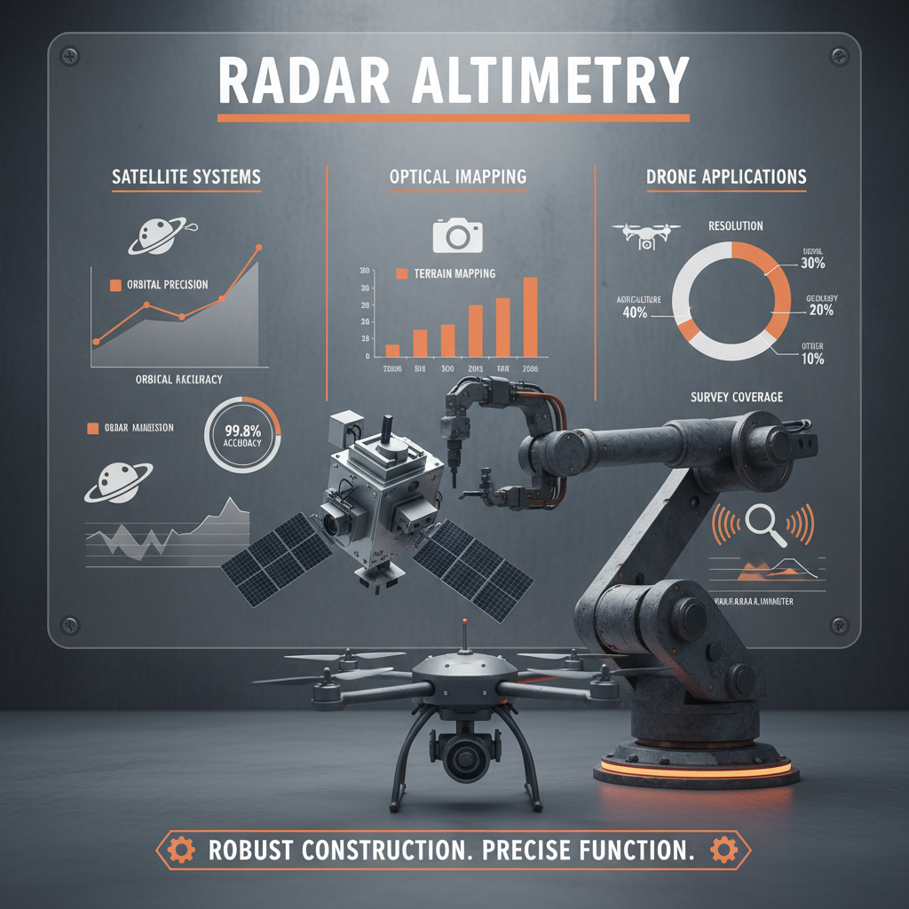 Advancements in Radar Altimetry for Precise Elevation Data and Global Applications