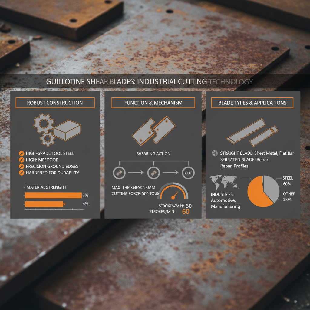 Optimizing Industrial Cutting with High Performance Guillotine Shear Blades