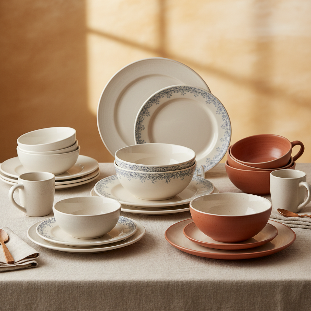 Elevate Your Dining Experience with Premium Ceramic Dishware Sets