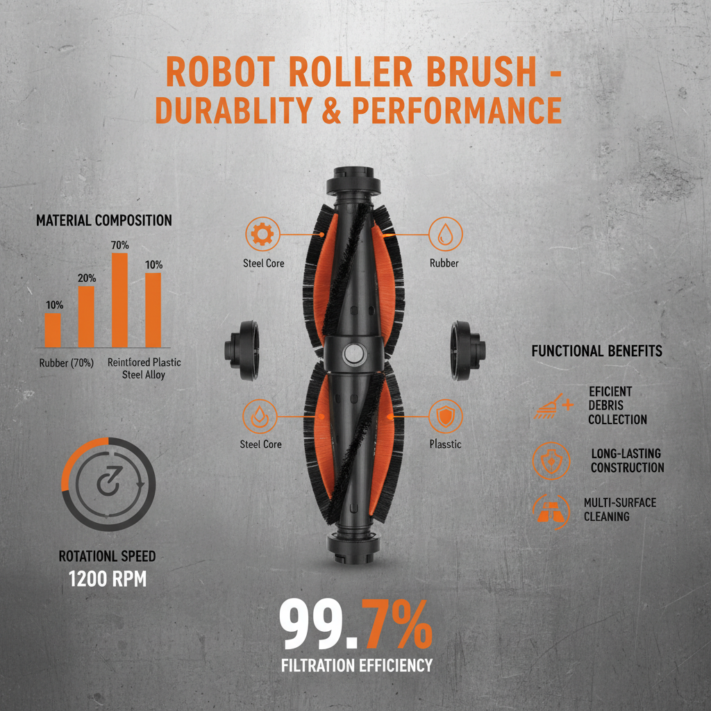 roller brush for robot