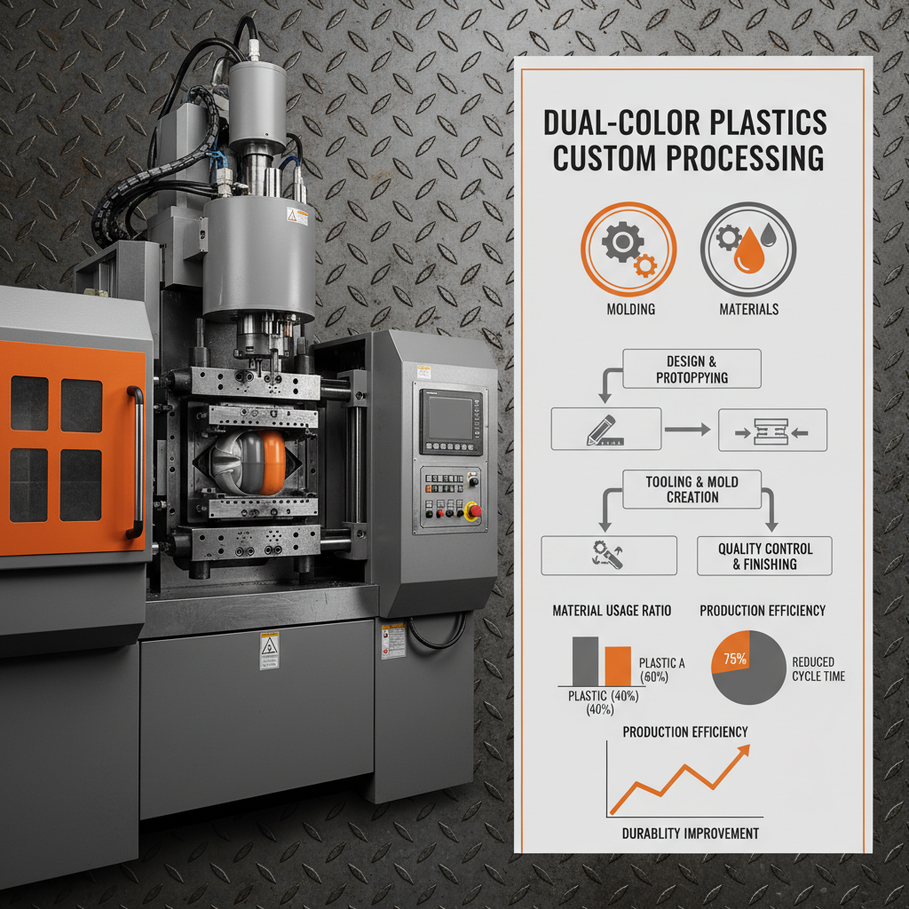 Customized processing of two-color plastic parts