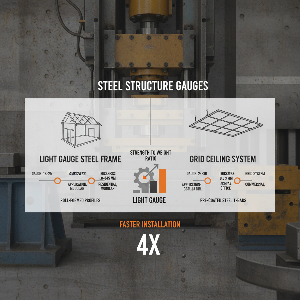 gauge in steel structure