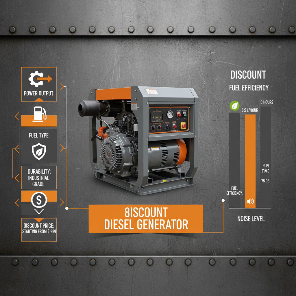 Discount 8kva diesel generator