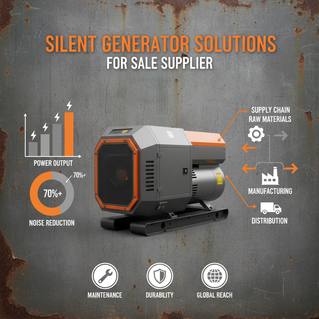 silent generator for sale Supplier