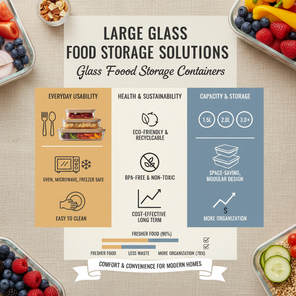 large glass food storage containers