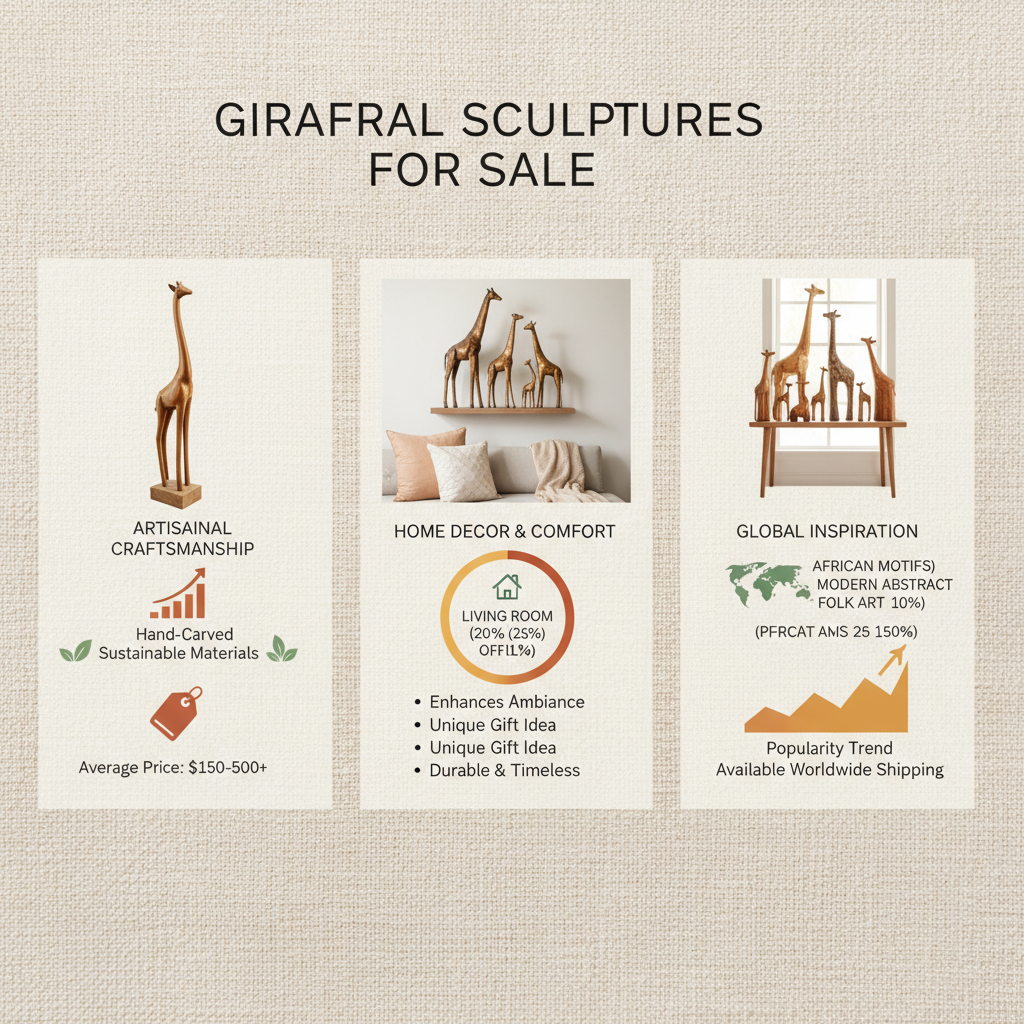 Discover Stunning Giraffe Sculptures for Sale and Elevate Your Space