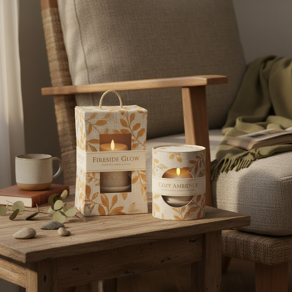 Enhance Your Home with Charming Rustic Flameless Candles