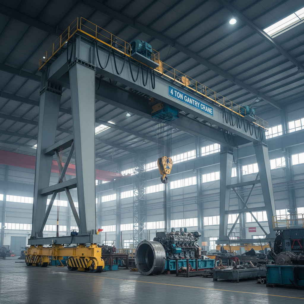 Maximize Lifting Efficiency with a Robust 4 Ton Gantry Crane Solution