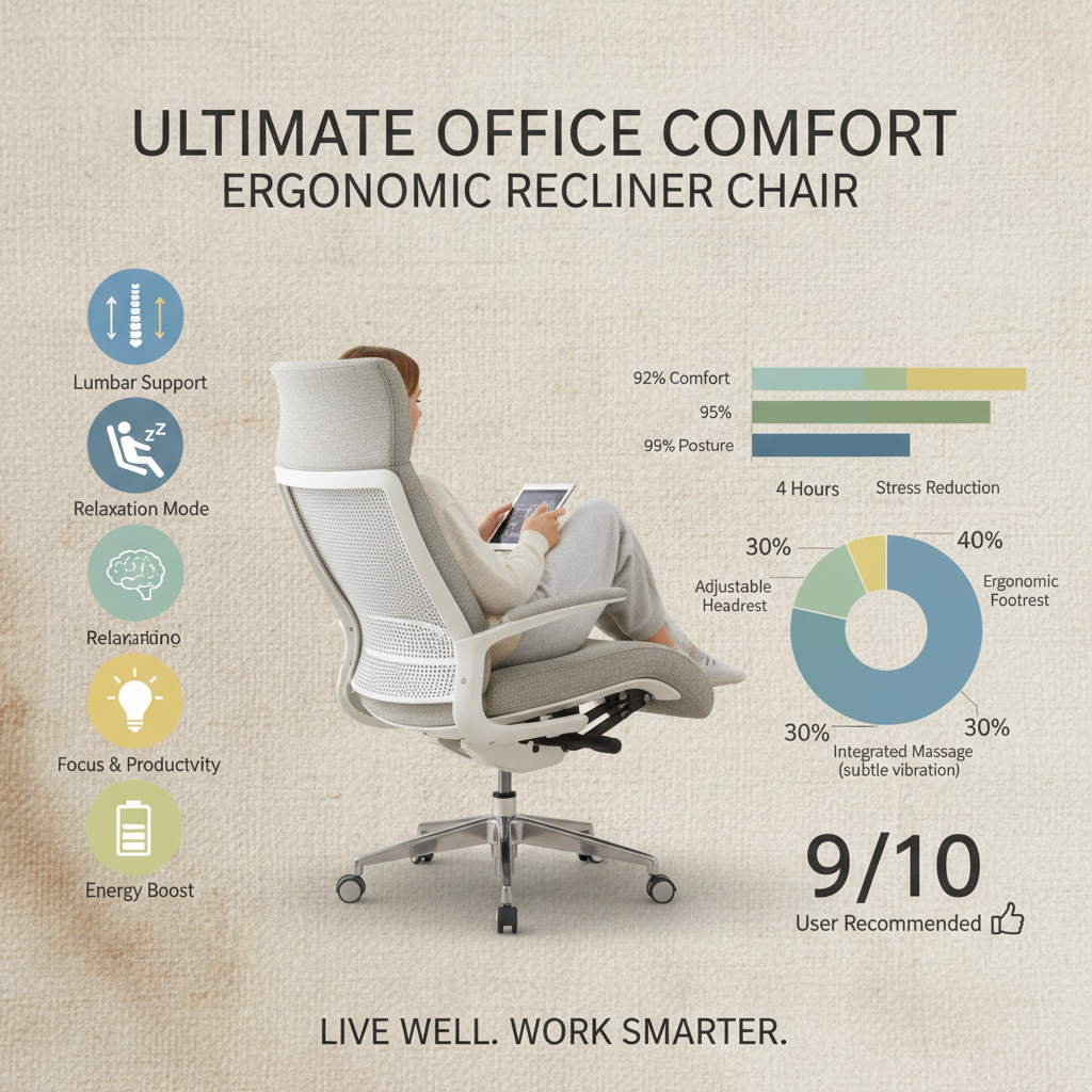 Invest in Your Wellbeing with Our Ergonomic Office Recliner Chair Product
