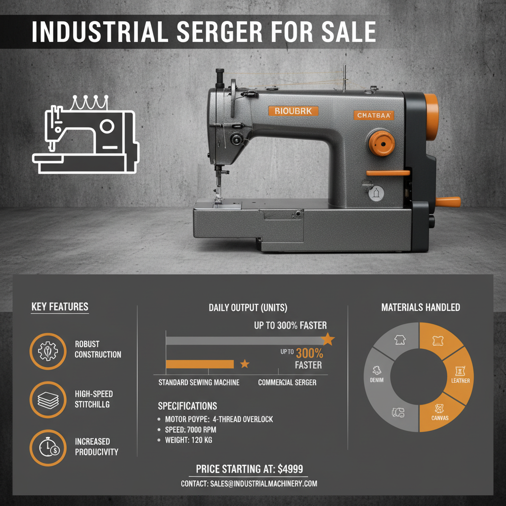 Find the Best Sewing Serger for Sale to Enhance Your Crafting