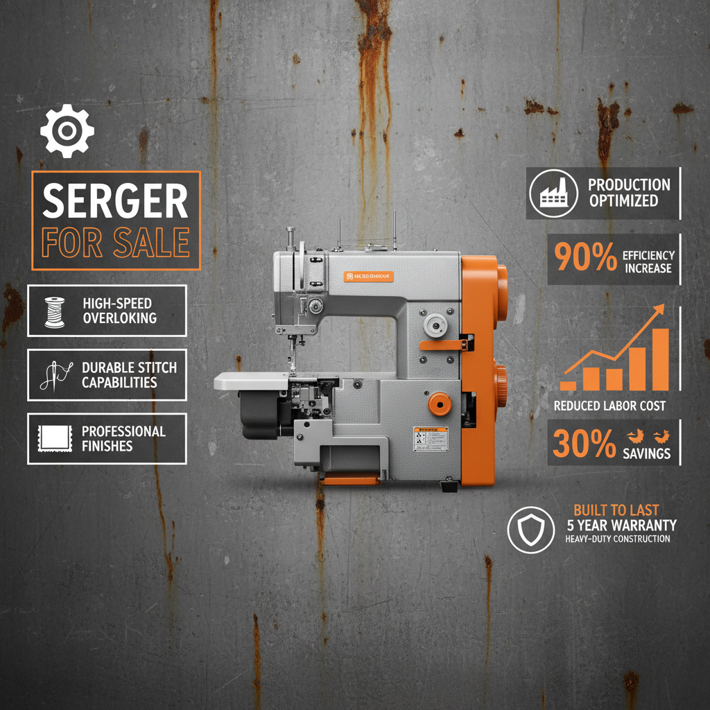 Find the Best Serger for Sale and Enhance Your Sewing Projects