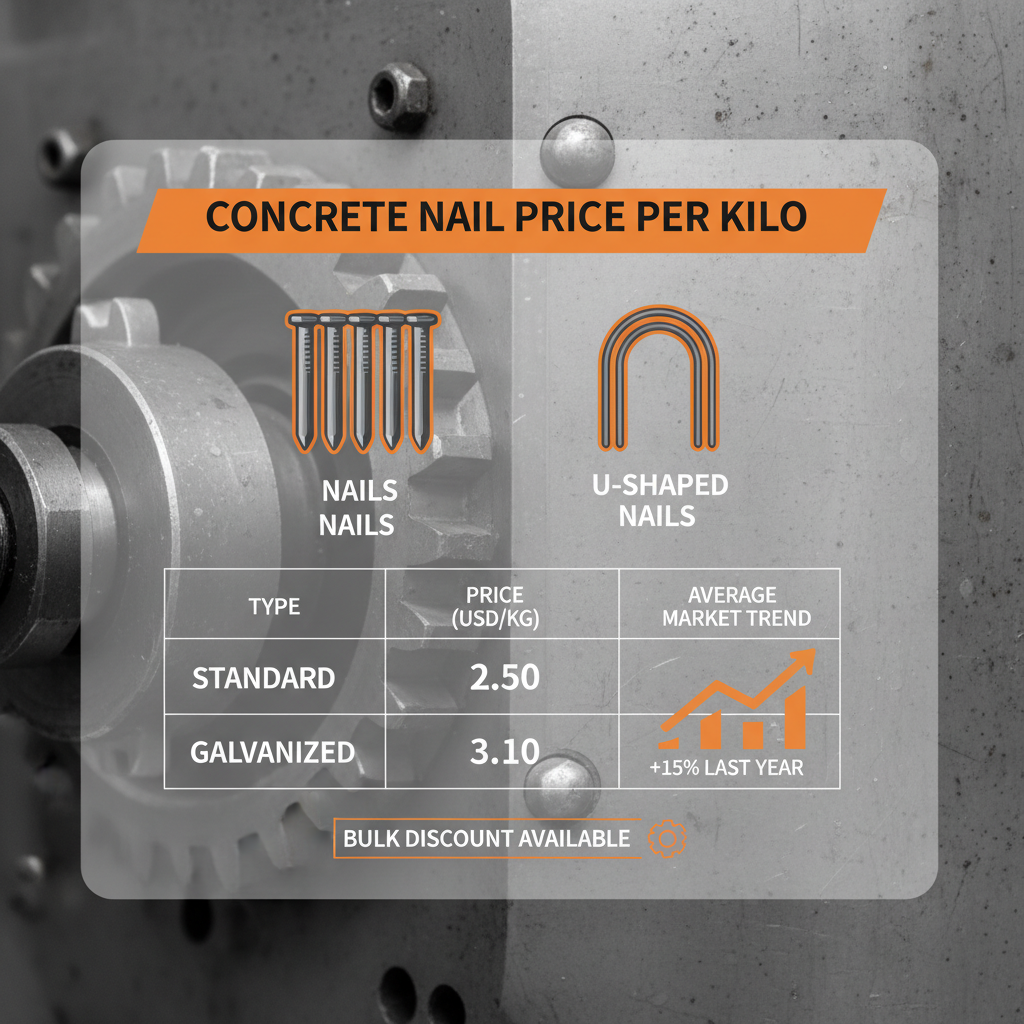 Comprehensive Guide to Concrete Nail Price Per Kilo and Market Trends