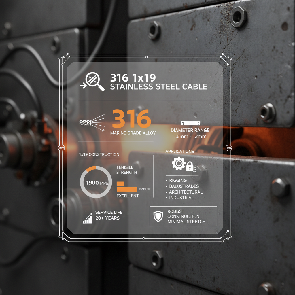 Comprehensive Guide to 3 16 1x19 Stainless Steel Cable Properties and Applications