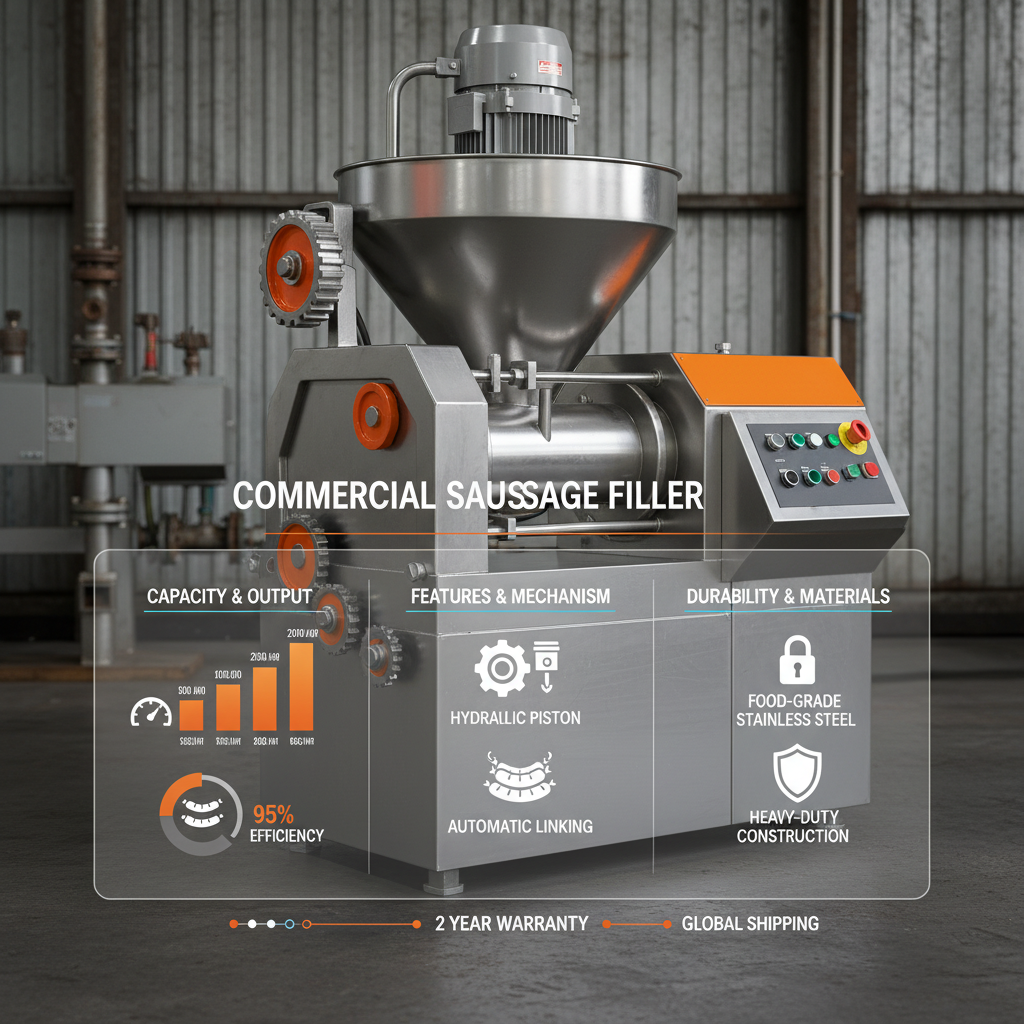 Maximize Sausage Production with Wholesale Commercial Sausage Filler Solutions