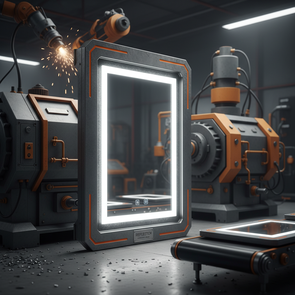 Enhance Your Space with a Modern LED Rectangle Mirror Solution