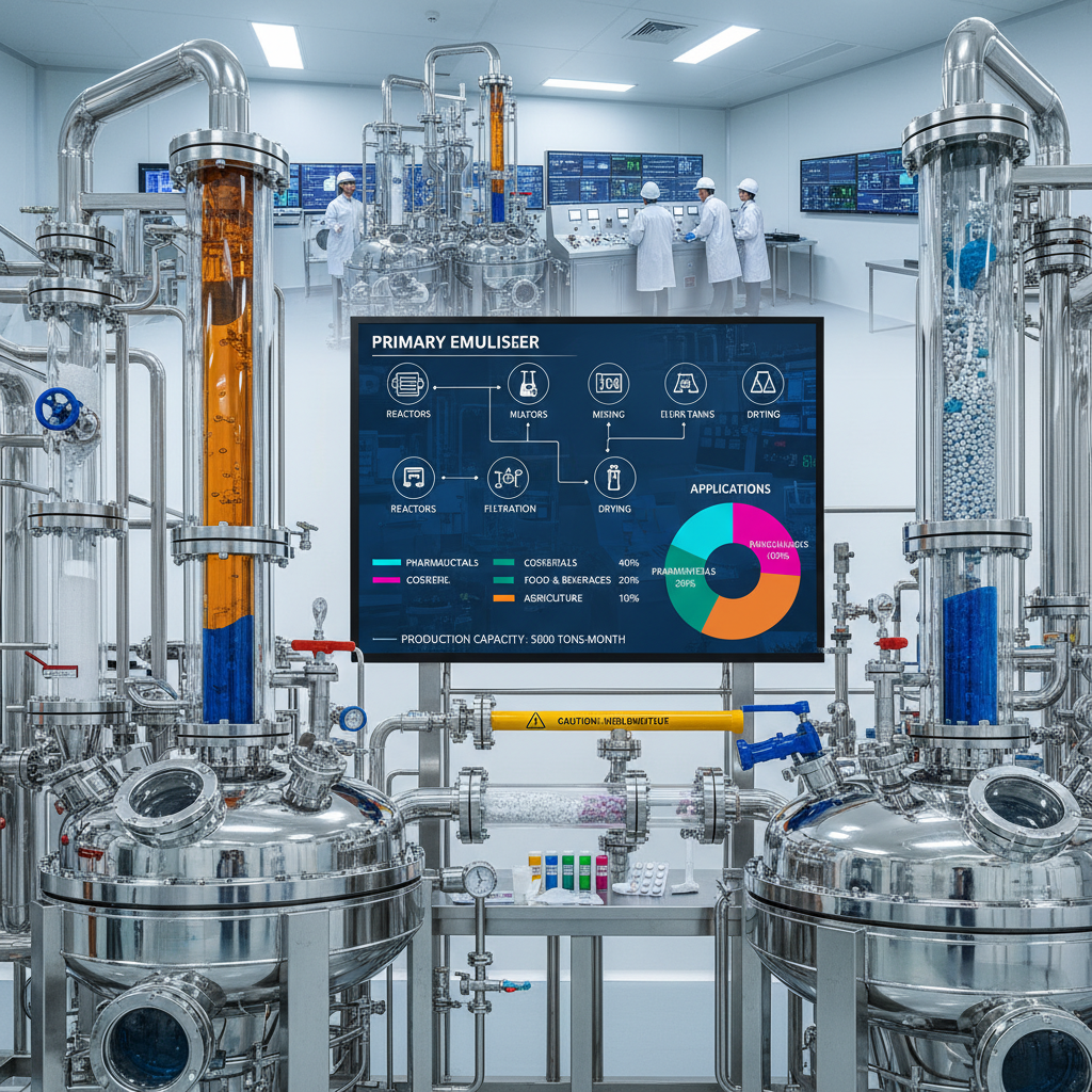 Understanding the Crucial Role of a Primary Emulsifier in Industrial Applications