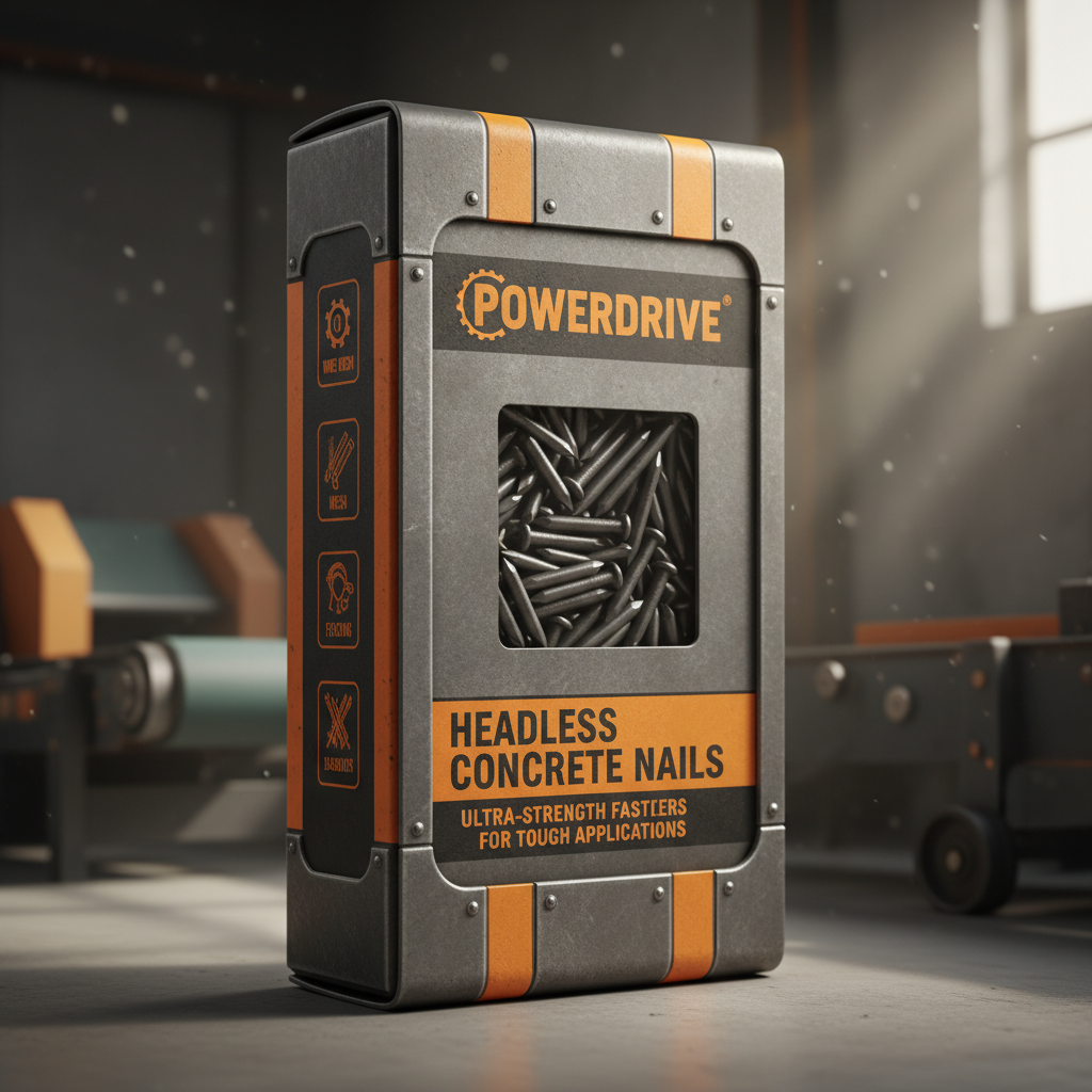 Comprehensive Guide to Headless Concrete Nails for Secure Fastening