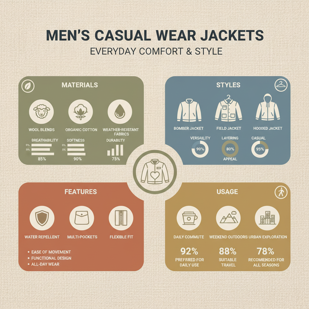 Explore Stylish Men's Casual Wear Jackets for Ultimate Comfort and Fashion