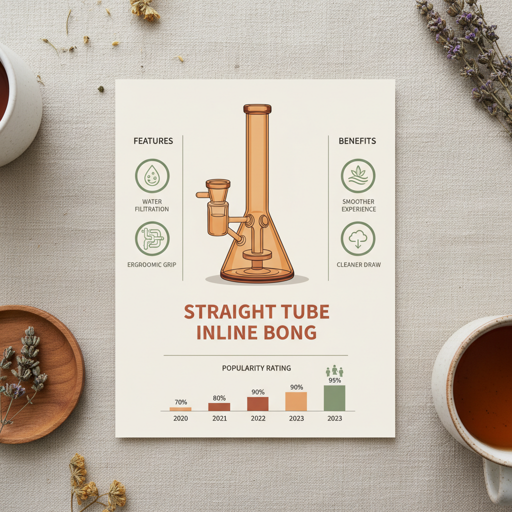 Explore the Benefits of a Straight Tube Inline Bong for a Classic Smoking Experience