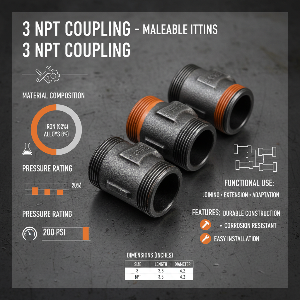 Comprehensive Guide to 3 NPT Couplings for Secure Pipe Connections