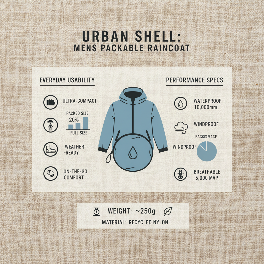 Discover the Perfect Mens Packable Rain Coat for Your Outdoor Adventures