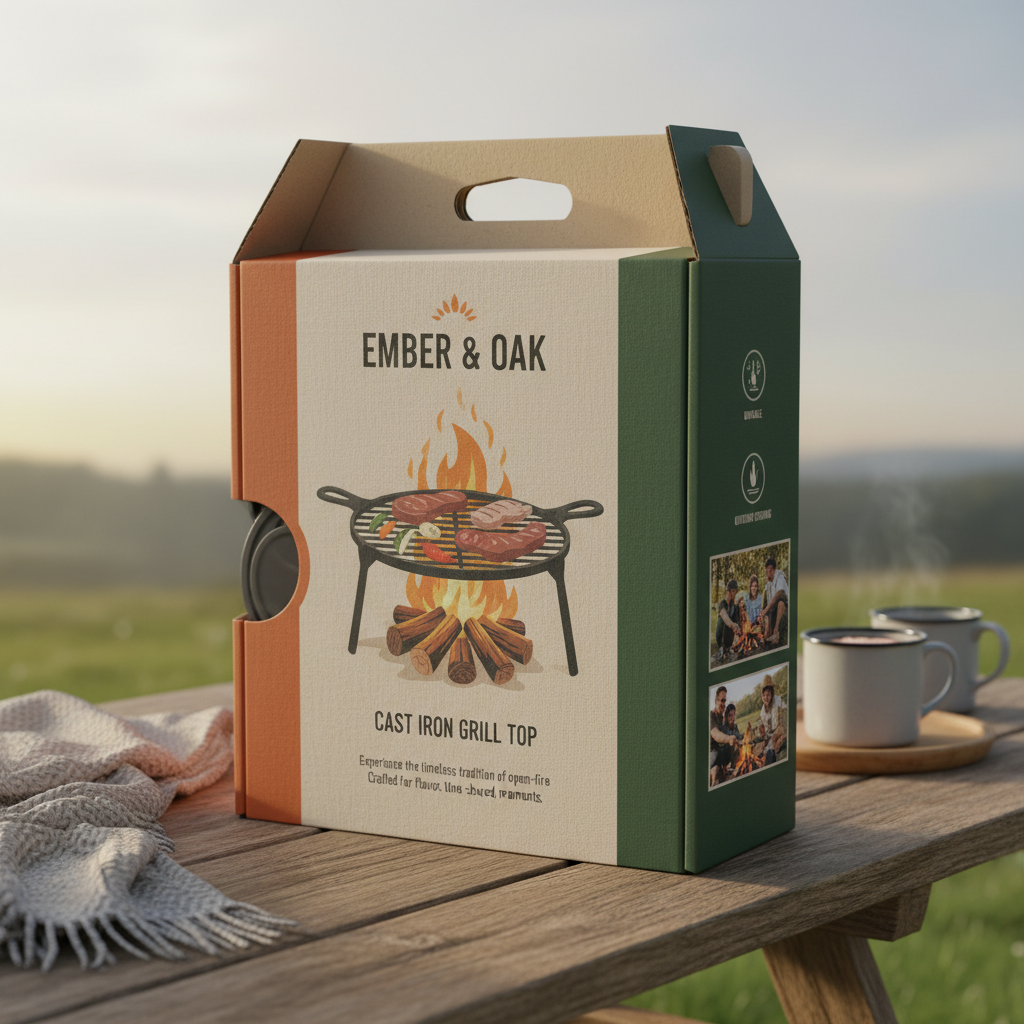 Elevate Your Outdoor Cooking with the Bonfire Cast Iron Grill Top