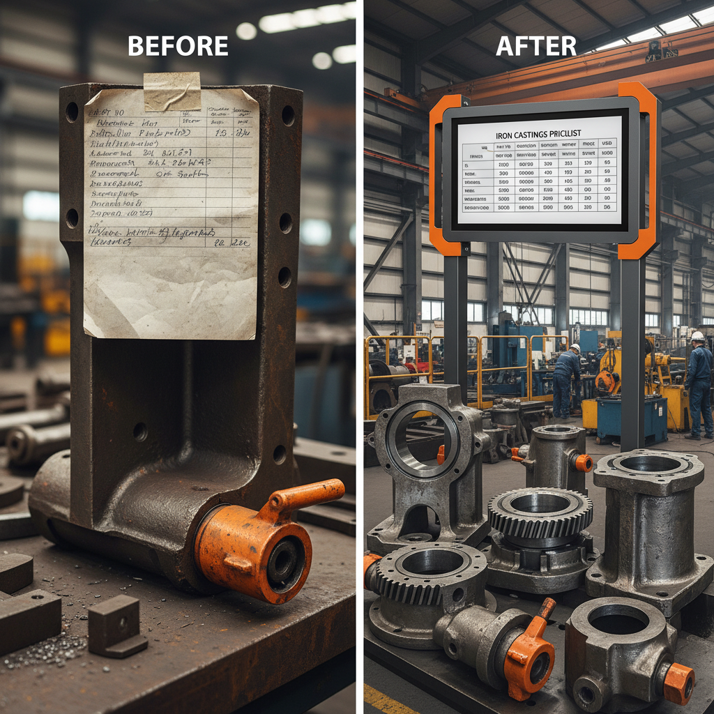 Comprehensive Iron Castings Pricelist Guide from Mingda Metals