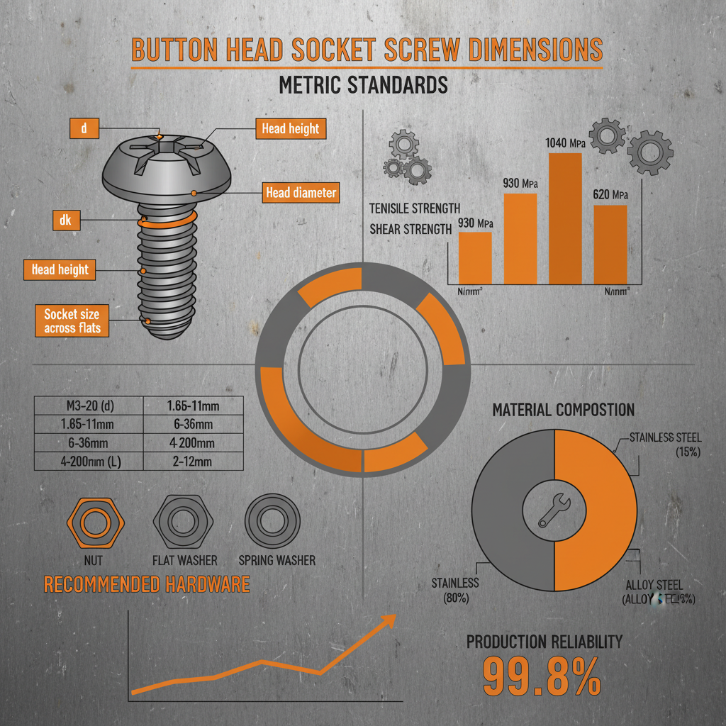 Comprehensive Guide to Button Head Socket Screw Dimensions and Selection