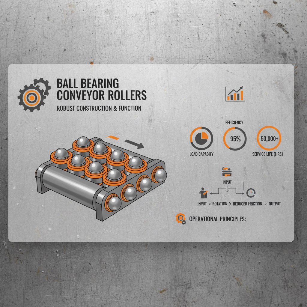bearing conveyor roller