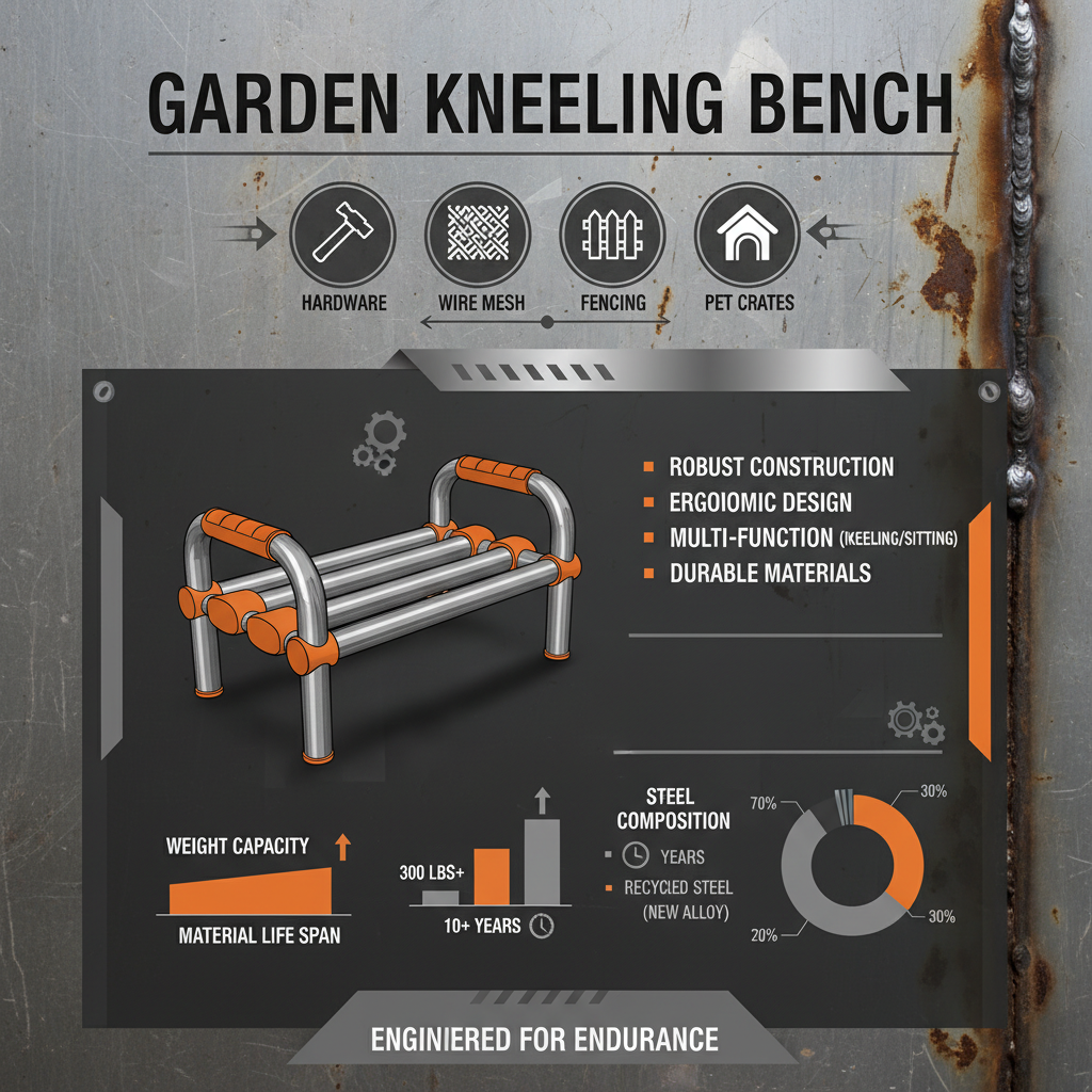 garden bench for kneeling