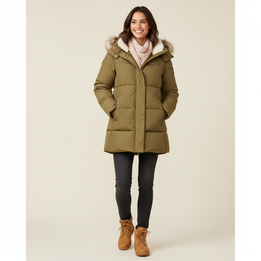 winter puffer jacket womens