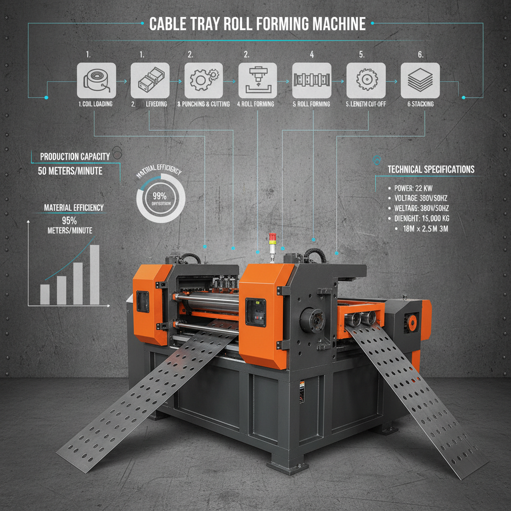 cable tray roll forming machine