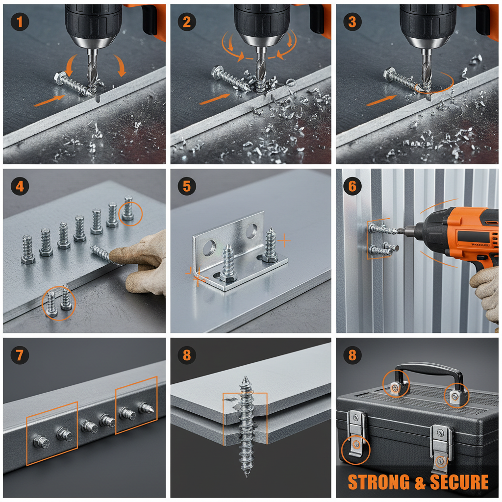 14 self tapping metal screws