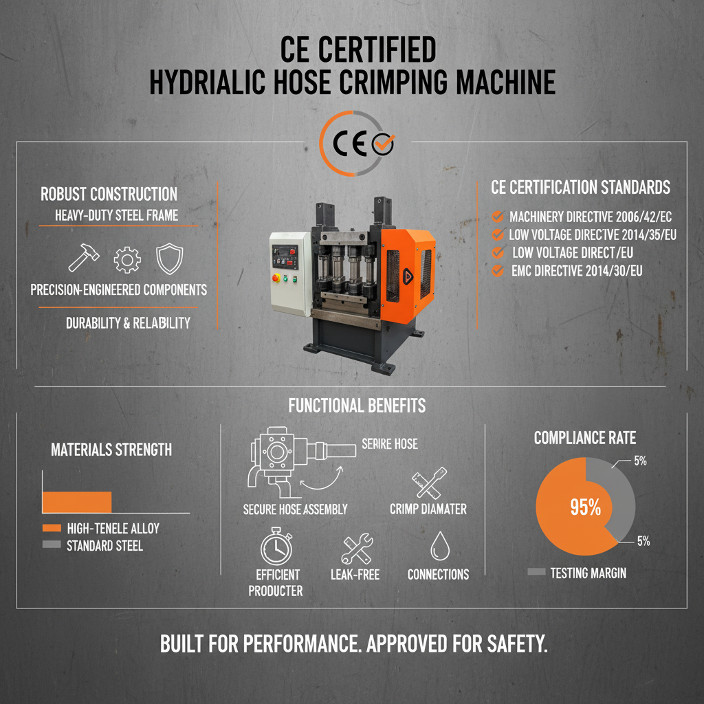 CE Certification hyd hose crimping machine