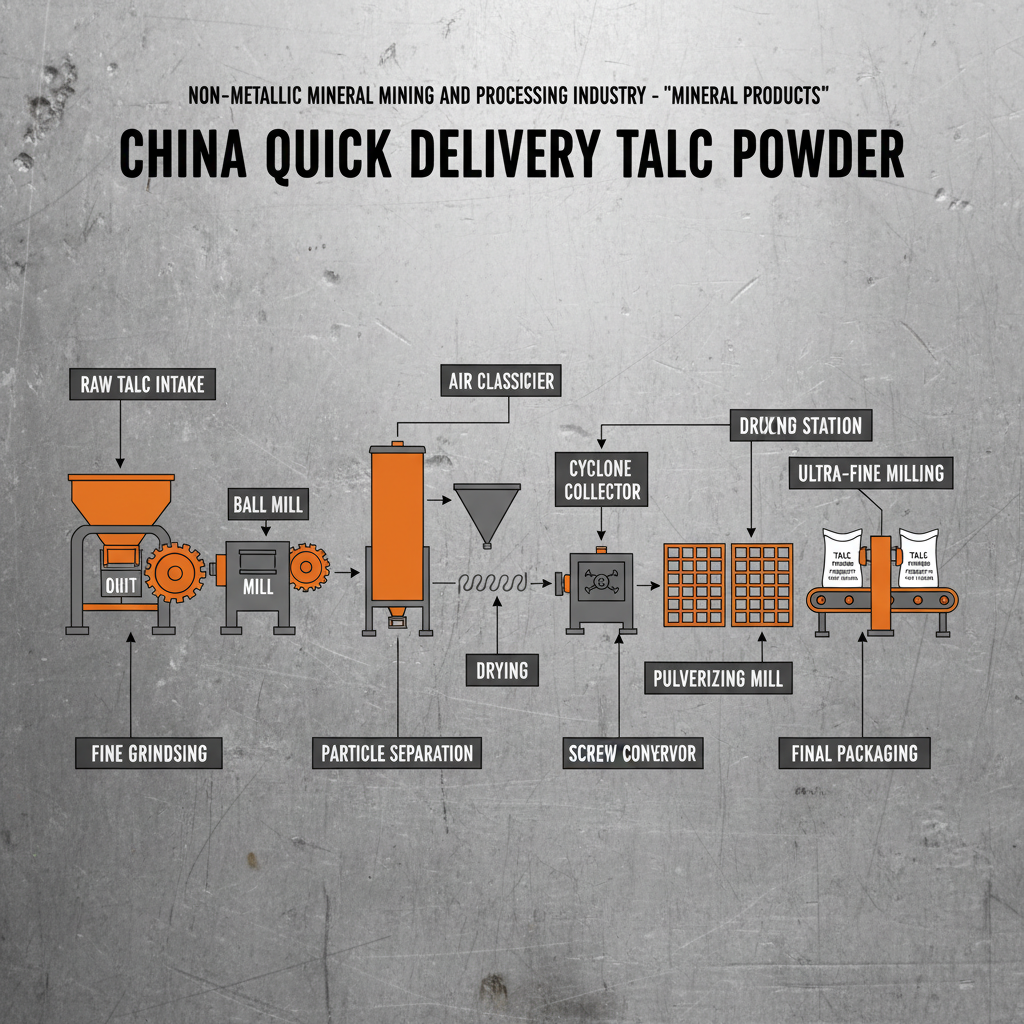 China quick Delivery Talc Powder