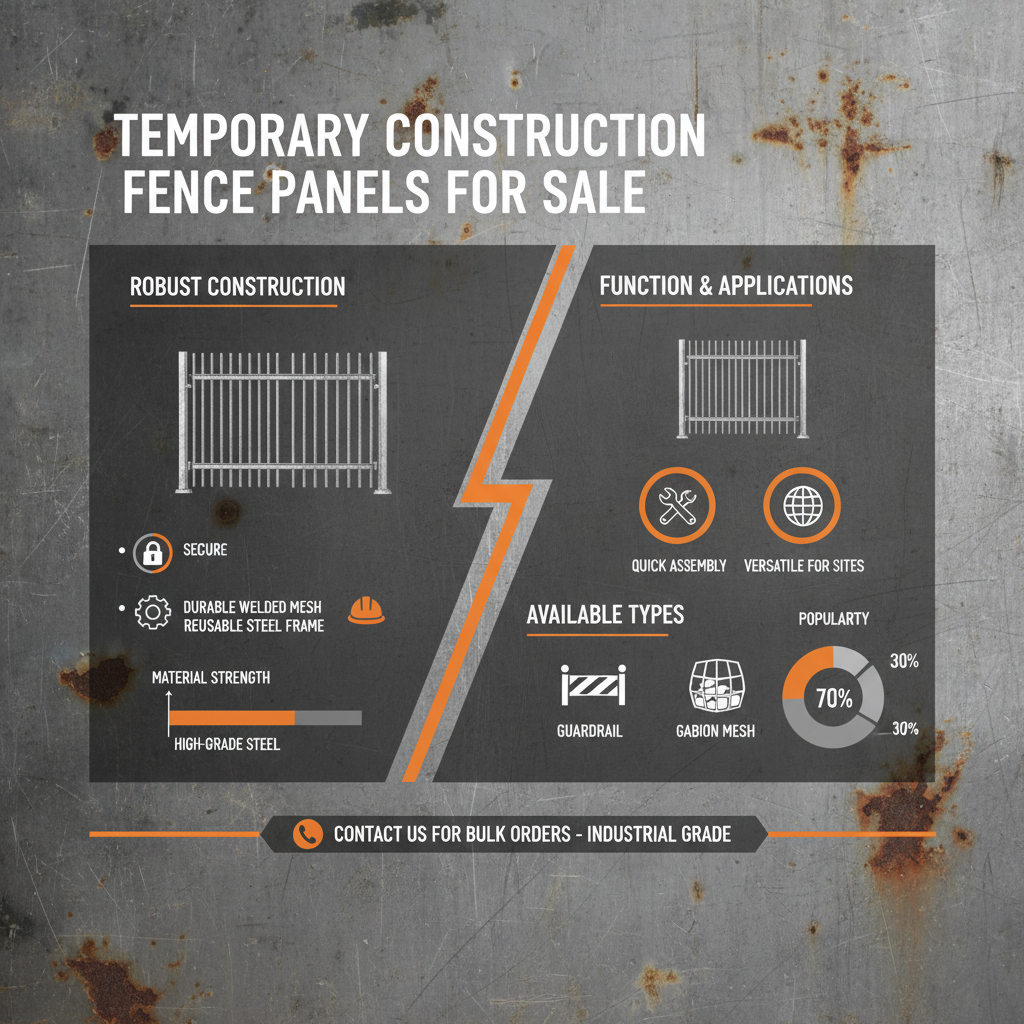Find High Quality Temporary Construction Fence Panels for Sale Now