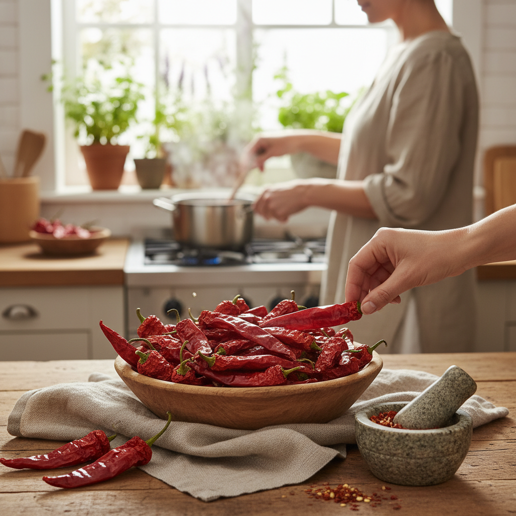 odm dried whole peppers