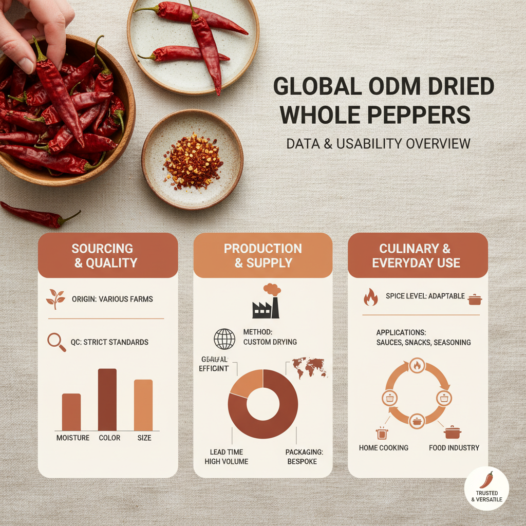 odm dried whole peppers