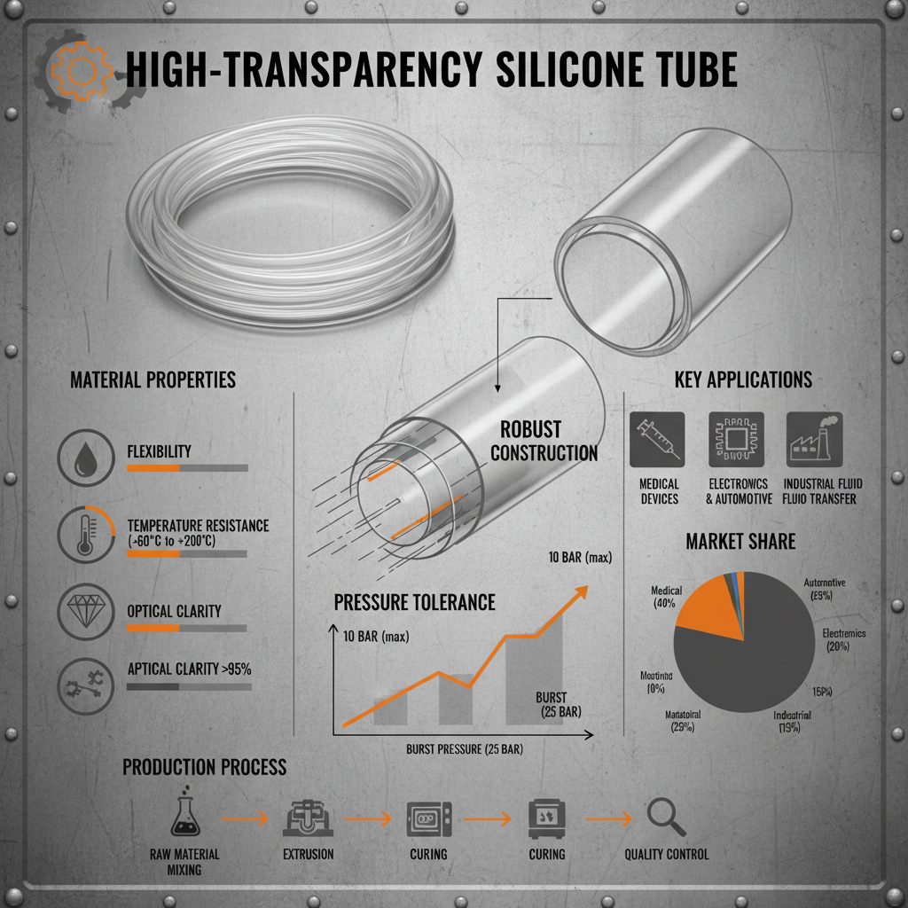 High-Transparency Silicone Tube
