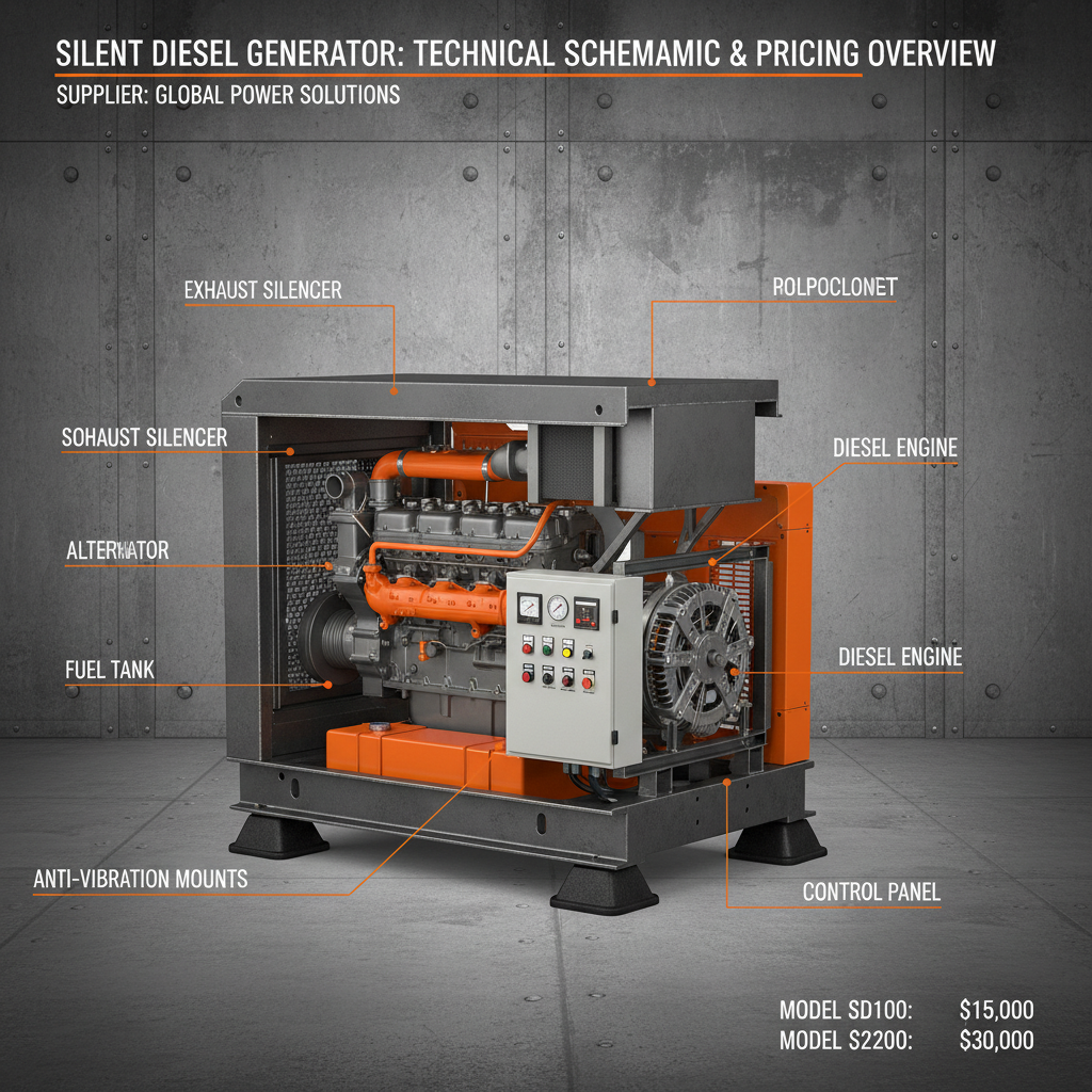 silent diesel generator prices Supplier