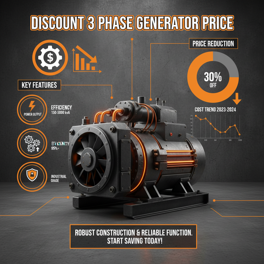 Discount 3 phase generator price