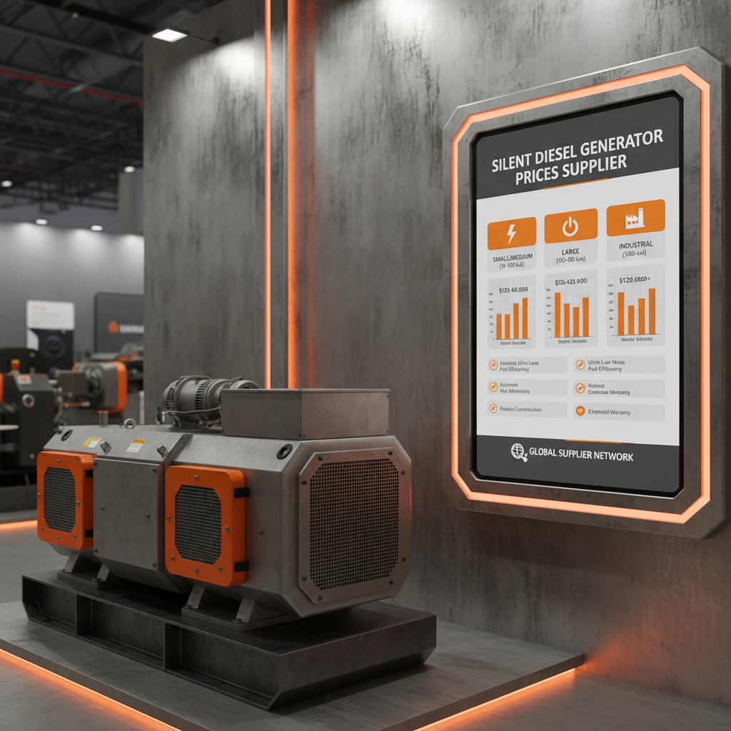 silent diesel generator prices Supplier