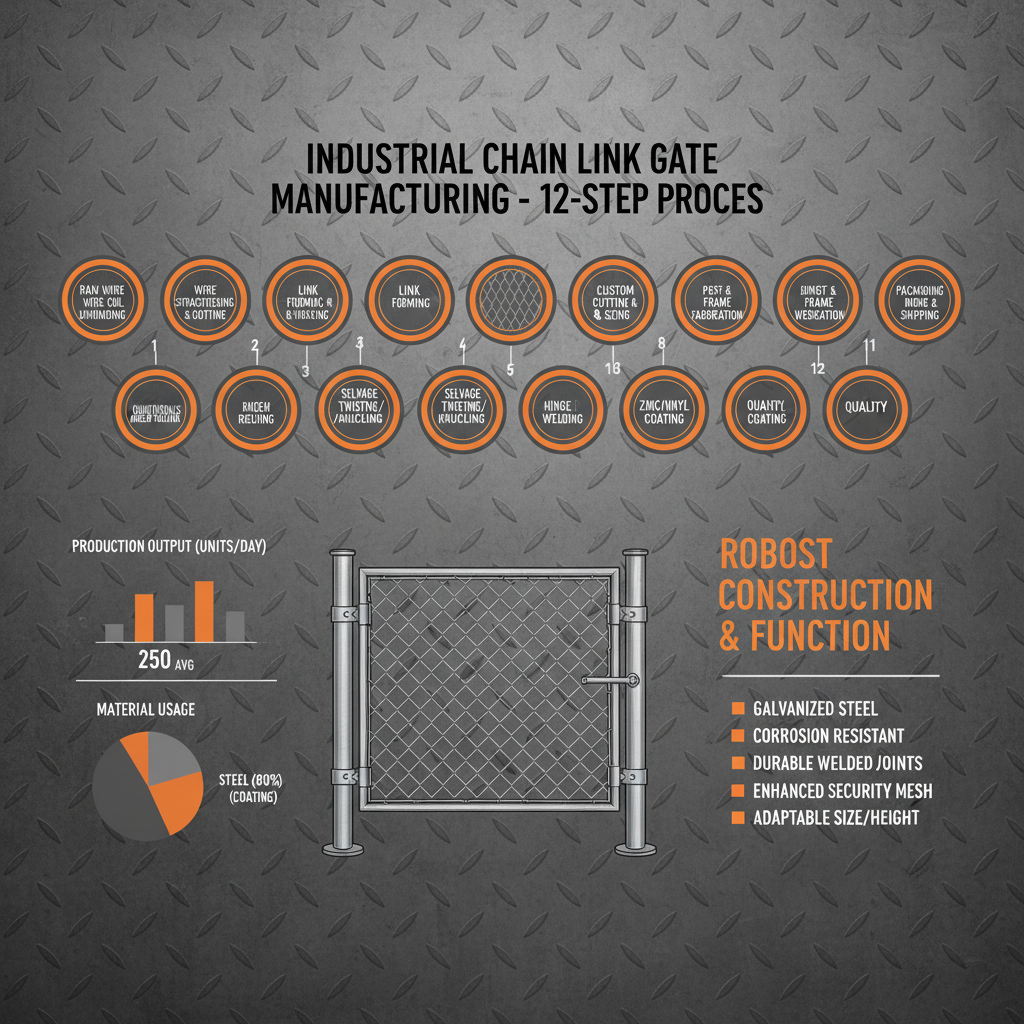 12 chain link gate